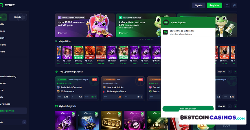 Cybet customer support