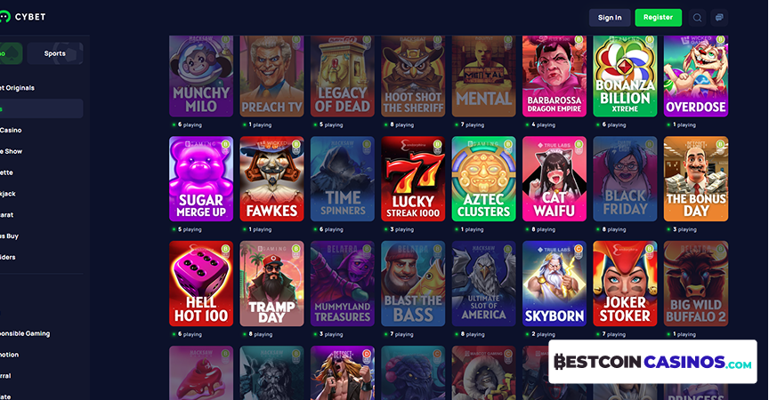 Games at Cybet