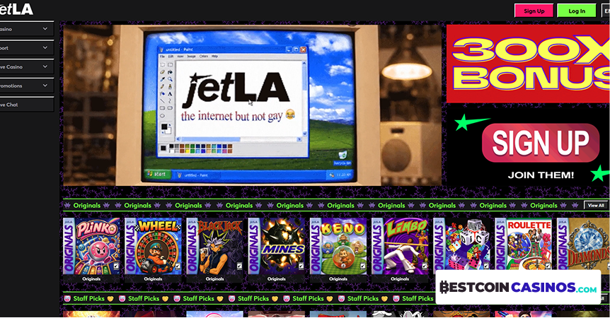 JetLa Casino Lobby