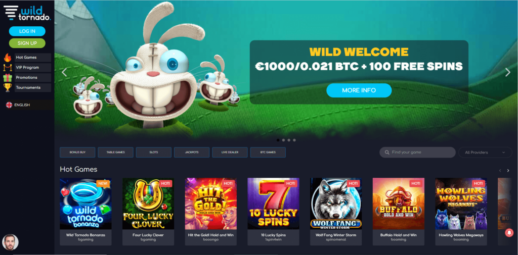 Wild Tornado casino Review